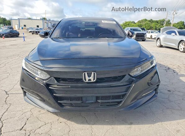1HGCV1F36LA002986 2020 HONDA ACCORD Black წინა ხედი