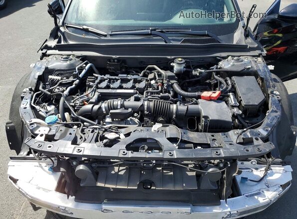 1HGCV1F36LA026804 2020 HONDA ACCORD Black Widok wnętrza z tyłu