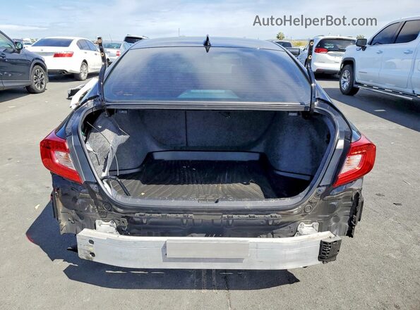 1HGCV1F36LA026804 2020 HONDA ACCORD Black Widok z tyłu