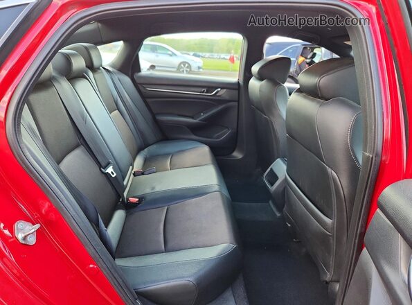 1HGCV1F36LA049483 2020 HONDA ACCORD Красный Вид задних сидений
