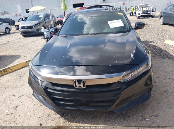 1HGCV1F36LA058135 2020 HONDA ACCORD Black Widok wnętrza z tyłu