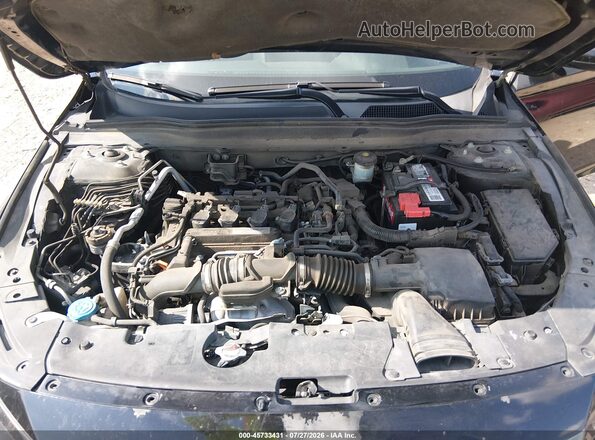 1HGCV1F36LA058135 2020 HONDA ACCORD Black Widok z tyłu