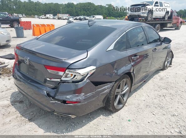 1HGCV1F36LA060631 2020 HONDA ACCORD Gray Trasero derecho
