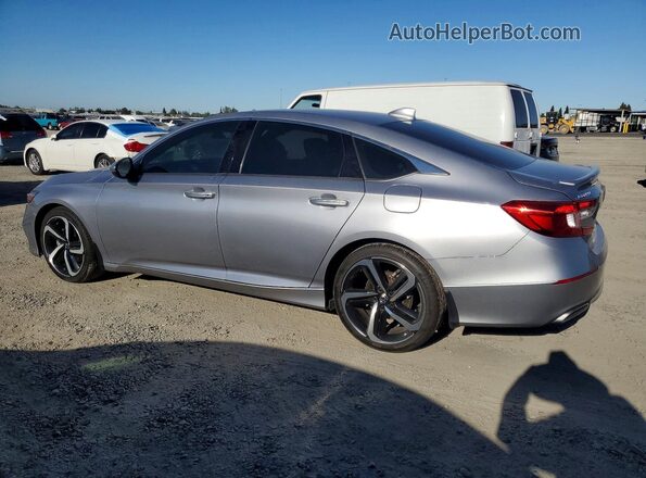 1HGCV1F36LA085092 2020 HONDA ACCORD Silver Հետևի ձախ