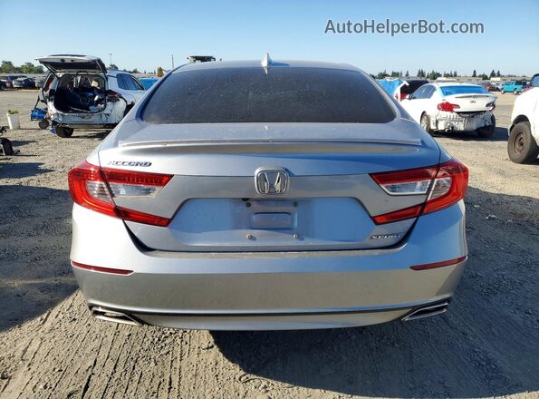 1HGCV1F36LA085092 2020 HONDA ACCORD Silver Հետևի տեսք