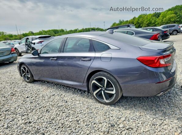 1HGCV1F36LA098795 2020 HONDA ACCORD Gray Задня ліва чверть