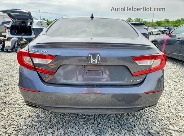 1HGCV1F36LA098795 2020 HONDA ACCORD Gray Вид ззаду