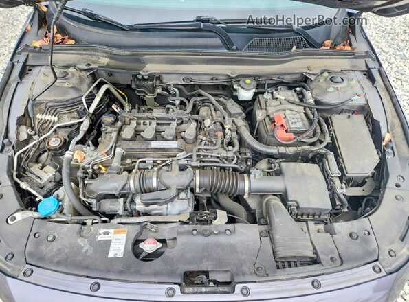 1HGCV1F36LA098795 2020 HONDA ACCORD Gray Вид задньої частини салону
