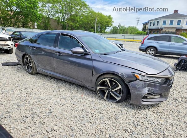 1HGCV1F36LA098795 2020 HONDA ACCORD Gray Передня права чверть
