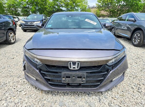 1HGCV1F36LA098795 2020 HONDA ACCORD Gray Вид спереду