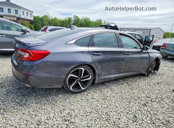 1HGCV1F36LA098795 2020 HONDA ACCORD Gray Задня права чверть