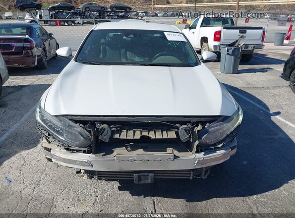 1HGCV1F36LA116406 2020 HONDA ACCORD White Սալոնի հետևի տեսք