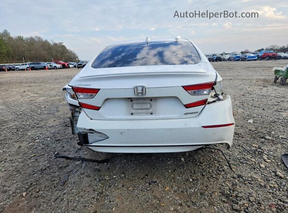 1HGCV1F36LA126286 2020 HONDA ACCORD White Widok z tyłu