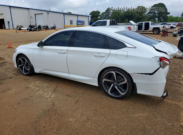 1HGCV1F36LA138874 2020 HONDA ACCORD White Հետևի ձախ