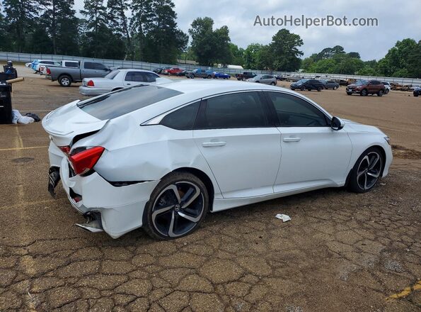 1HGCV1F36LA138874 2020 HONDA ACCORD White Հետևի աջ