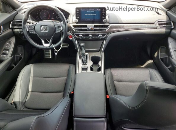 1HGCV1F36LA138874 2020 HONDA ACCORD White Առջևի վահանակի տեսք