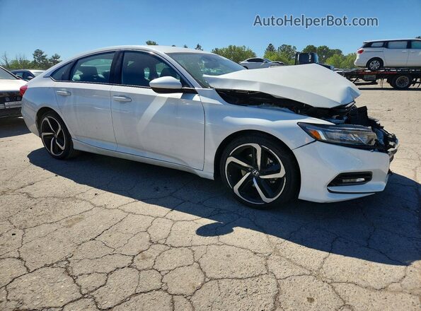 1HGCV1F36LA153892 2020 HONDA ACCORD White წინა მარჯვენა