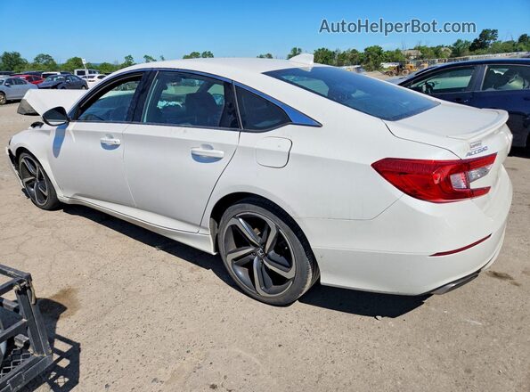 1HGCV1F36LA153892 2020 HONDA ACCORD White უკანა მარცხენა