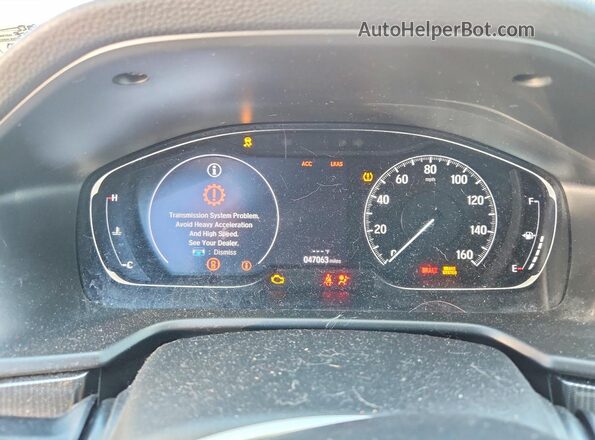 1HGCV1F36LA153892 2020 HONDA ACCORD White ხელსაწყოთა პანელის ხედი