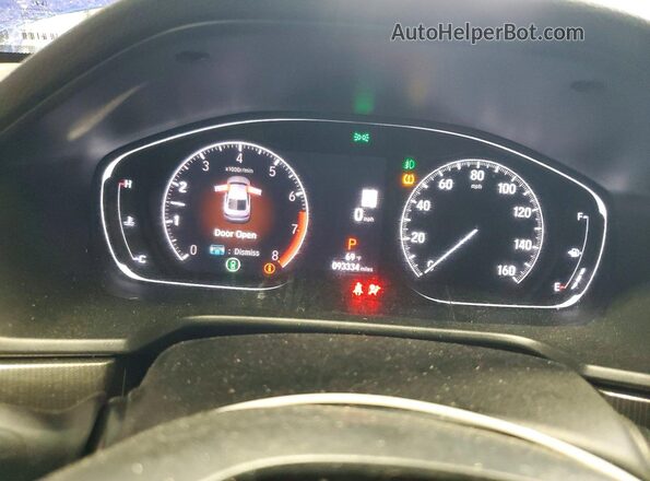 1HGCV1F36MA000253 2021 HONDA ACCORD Blue Սարքավորումների վահանակի տեսք