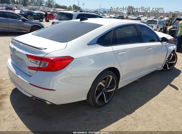 1HGCV1F36MA009325 2021 HONDA ACCORD White უკანა მარჯვენა