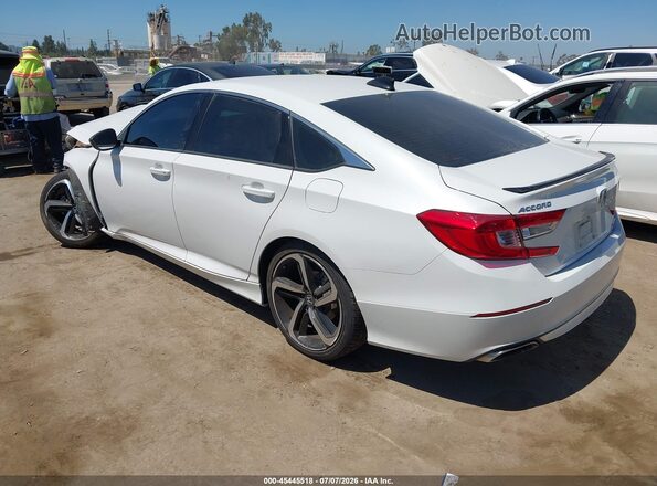 1HGCV1F36MA009325 2021 HONDA ACCORD White უკანა მარცხენა