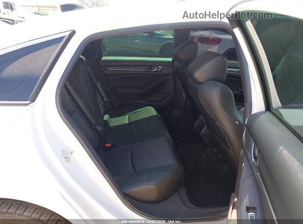 1HGCV1F36MA009325 2021 HONDA ACCORD White VIN კოდის სტიკერის ხედი
