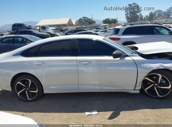 1HGCV1F36MA009325 2021 HONDA ACCORD White უკანა სალონის ხედი