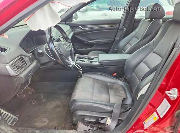 1HGCV1F36MA011124 2021 HONDA ACCORD Red წინა სალონის ხედი