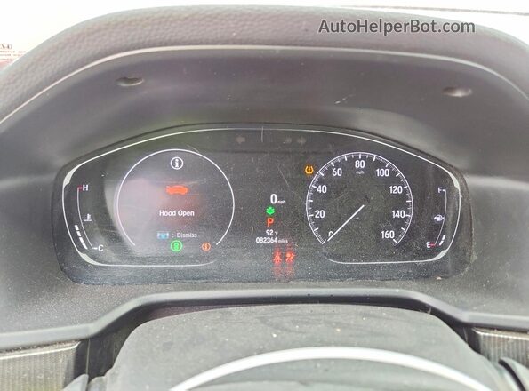 1HGCV1F36MA011124 2021 HONDA ACCORD Red ხელსაწყოთა პანელის ხედი
