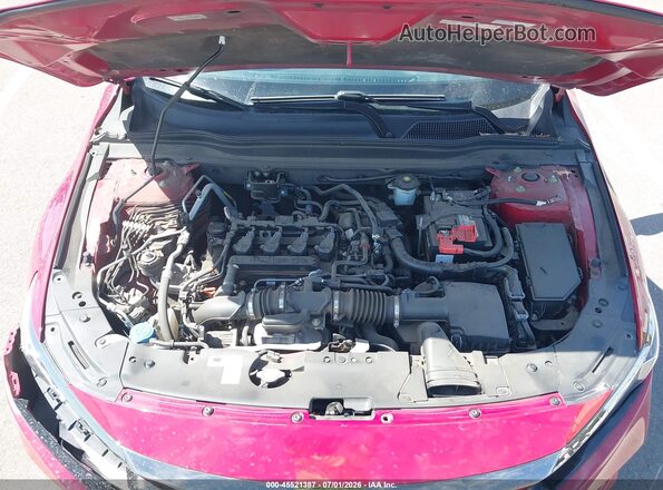 1HGCV1F36MA017263 2021 HONDA ACCORD Red Вид ззаду