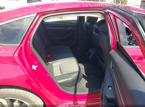 1HGCV1F36MA017263 2021 HONDA ACCORD Red Вид наклейки з VIN-кодом