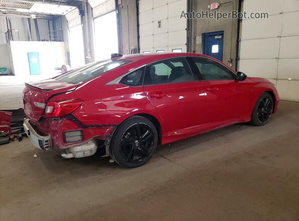 1HGCV1F36MA082355 2021 HONDA ACCORD Red Rear right