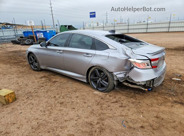 1HGCV1F36MA085367 2021 HONDA ACCORD Silver Rear left