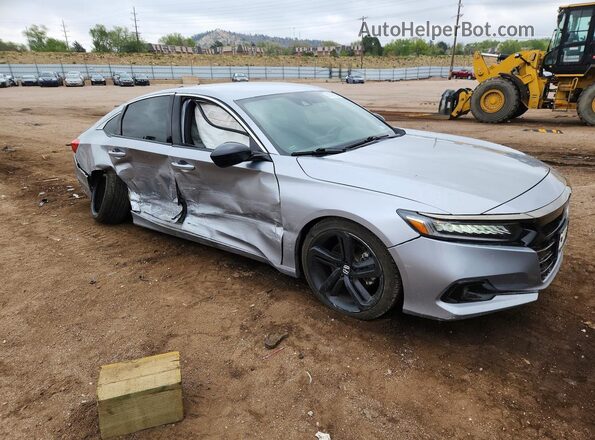 1HGCV1F36MA085367 2021 HONDA ACCORD Silver Front right