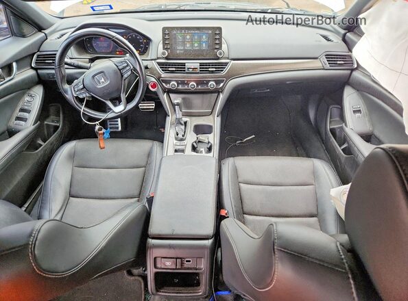 1HGCV1F36MA085367 2021 HONDA ACCORD Silver Dashboard view