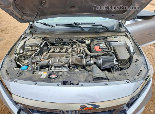 1HGCV1F36MA085367 2021 HONDA ACCORD Silver Rear interior view
