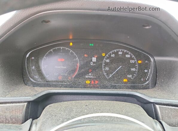1HGCV1F36MA085367 2021 HONDA ACCORD Silver Instrument cluster view
