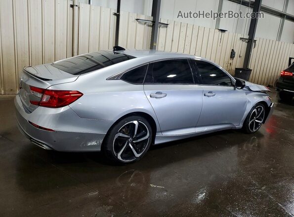 1HGCV1F36MA089046 2021 HONDA ACCORD Silver უკანა მარჯვენა