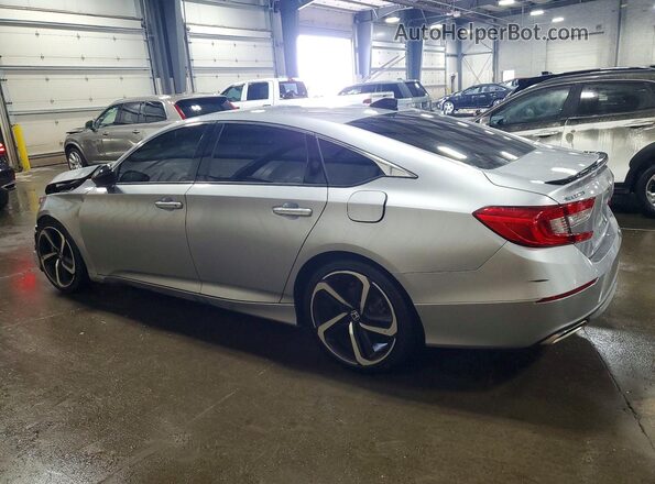1HGCV1F36MA089046 2021 HONDA ACCORD Silver უკანა მარცხენა