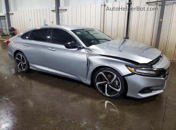 1HGCV1F36MA089046 2021 HONDA ACCORD Silver წინა მარჯვენა