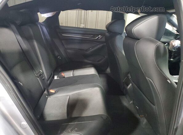 1HGCV1F36MA089046 2021 HONDA ACCORD Silver უკანა სავარძლების ხედი