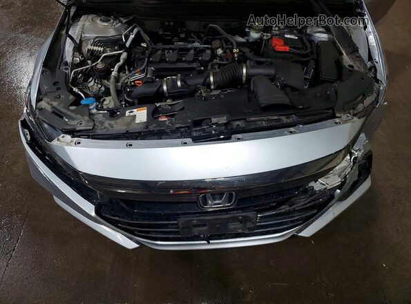 1HGCV1F36MA089046 2021 HONDA ACCORD Silver უკანა სალონის ხედი