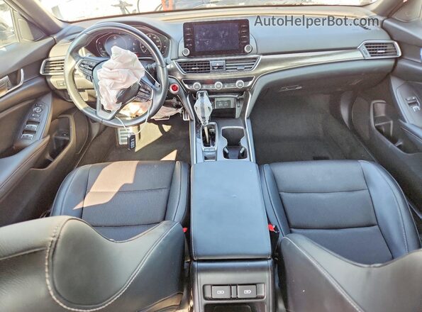 1HGCV1F36MA097941 2021 HONDA ACCORD White Առջևի վահանակի տեսք