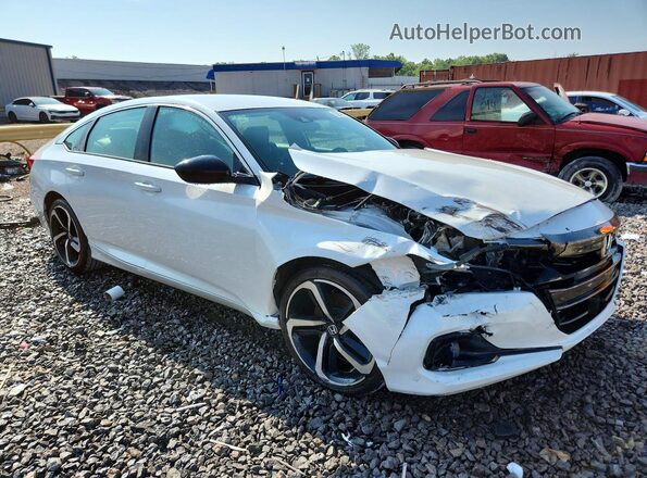 1HGCV1F36MA097941 2021 HONDA ACCORD White Առջևի աջ