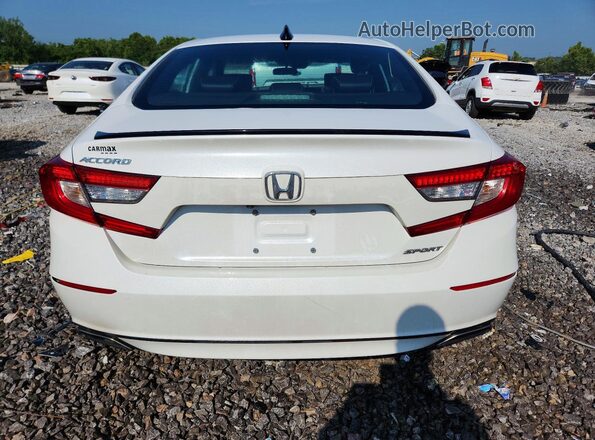 1HGCV1F36MA097941 2021 HONDA ACCORD White Հետևի տեսք