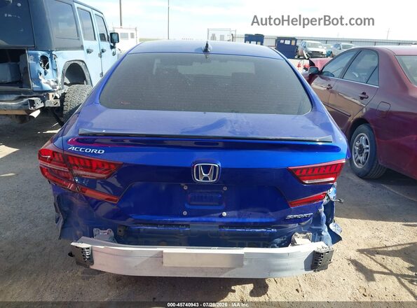 1HGCV1F36MA100580 2021 HONDA ACCORD Dark Blue 