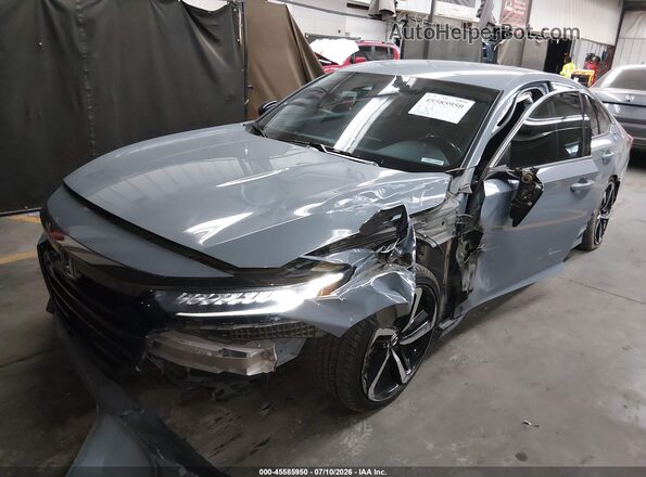 1HGCV1F36NA021914 2022 HONDA ACCORD Light Blue Przód lewy