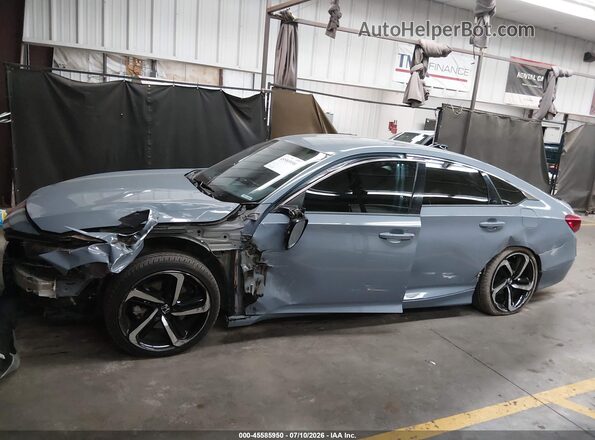 1HGCV1F36NA021914 2022 HONDA ACCORD Light Blue 