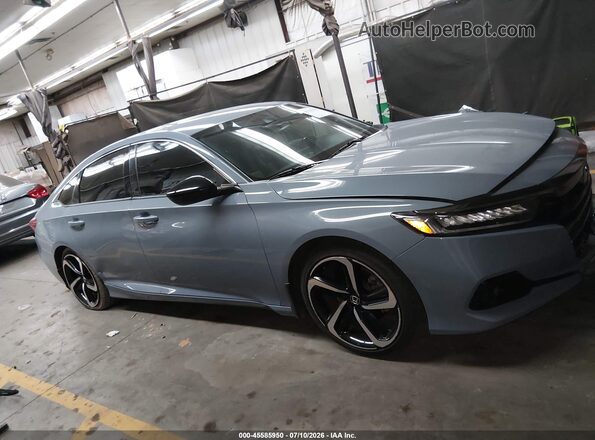 1HGCV1F36NA021914 2022 HONDA ACCORD Light Blue Widok wnętrza 360 stopni